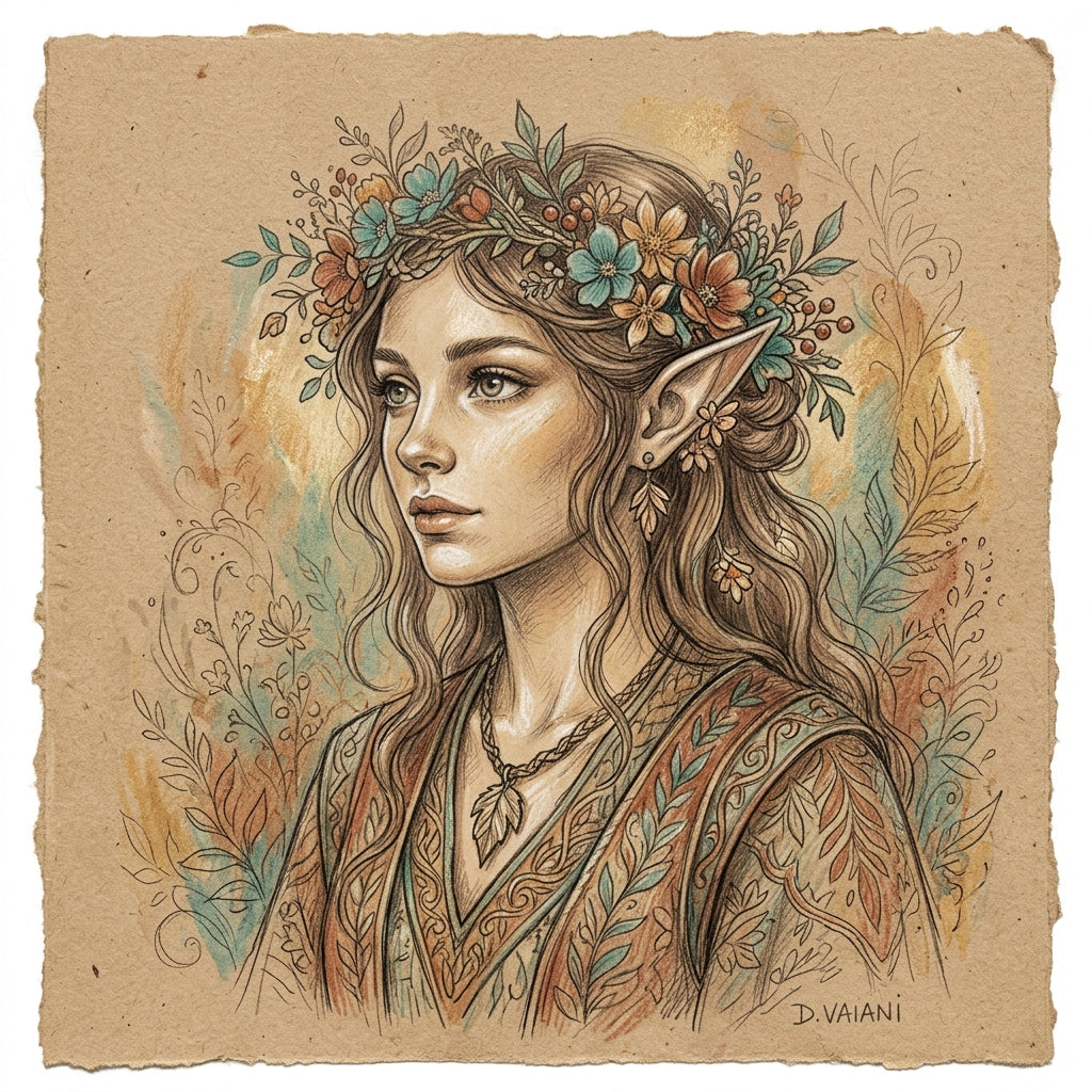 Elfo Druido — Fantasy Originali